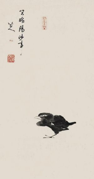 八大山人《孤禽图》