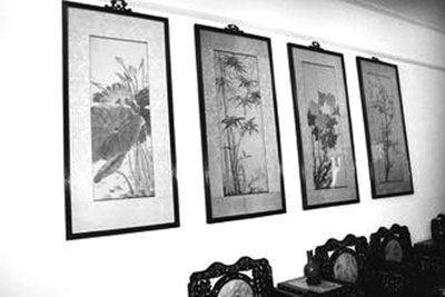 挂在士林官邸的宋美龄画作