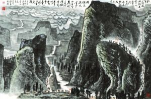 李可染 长征 嘉德秋拍 成交价：1.075亿元