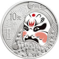 《中国京剧脸谱》彩色金币发行