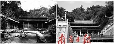 珠江边(左：约翰?汤姆逊摄于1870年；右：邓辉?摄于2010年)