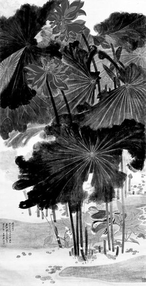张大千绘于１９４７年的作品《嘉耦图》于５月３１日在香港苏富比“梅云堂藏张大千画”专场中以１．９亿港元成交，刷新张大千个人作品拍卖纪录。（苏富比供图）