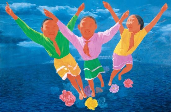 方力钧 1996-10
