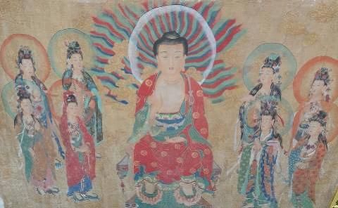 如来弟子观音图（中国西部“水陆佛像画）