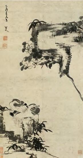 八大山人竹石鸳鸯1.187亿成交