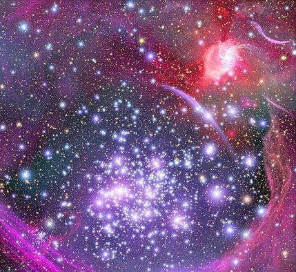 拱门星团最新艺术效果