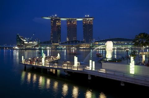 艺术登陆新加坡在新加坡新地标滨海湾金沙酒店