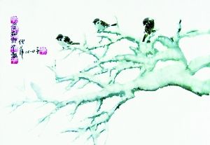 倪萍拍得118万的画作