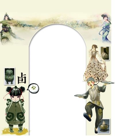 最近在微博上“古物拟人”这一极具创造力的热点悄悄兴起，看着那一幅幅为一个个古物勾面出的仕女图、动漫美图，让人不禁有“穿越”之感??天啊！