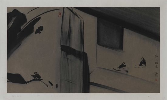 作品《故人相念》