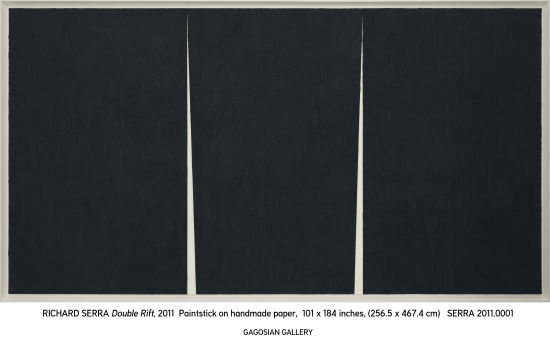Richard Serra Double Rift 2011 256.5×467.4cm