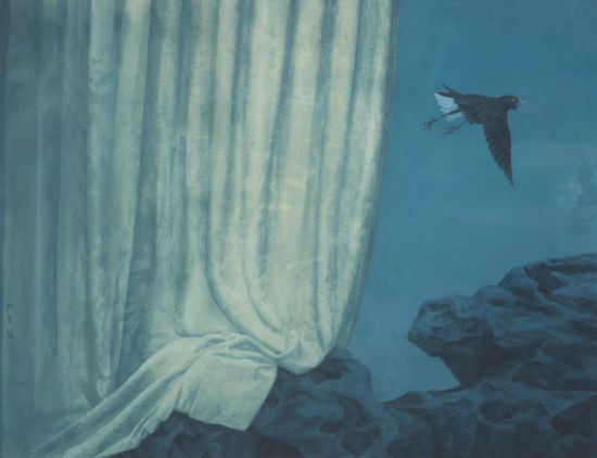 徐累 天外天 纸本水墨 65×85cm