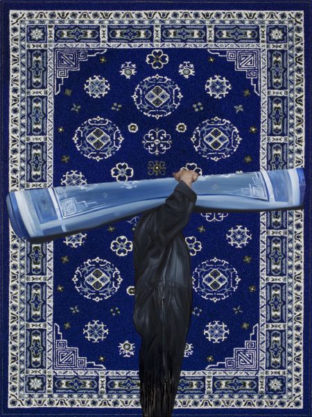 那危作品：《N先生的混合毯》Mr. N’s Mixed Carpet 200cmX150cm 布面油画 oil on canvas 2012
