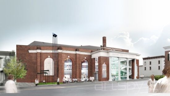Marina Abramovic Institute for the Preservation of Performance Art的正面设计图