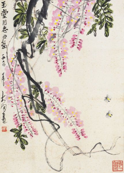 陈大羽《紫藤》