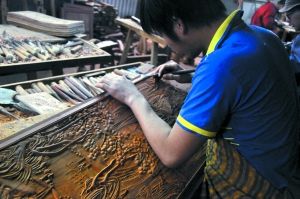 4、雕刻工序