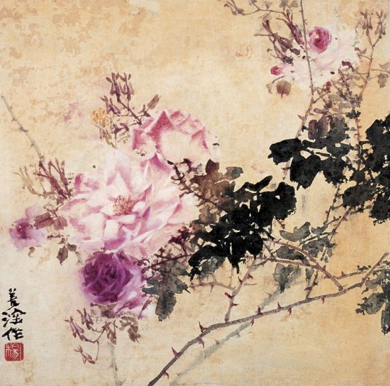 独具创造性的画家杨善深作品赏析。