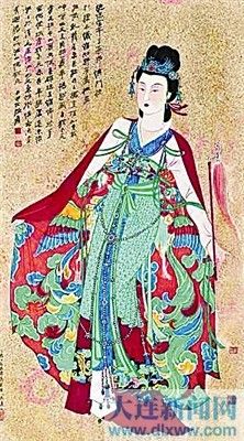 张大千《红拂女》