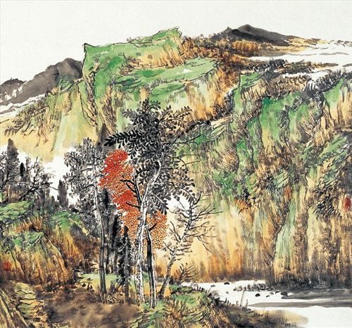 嘉德在线拍品 房君 秋山如妆 估价：24，000RMB