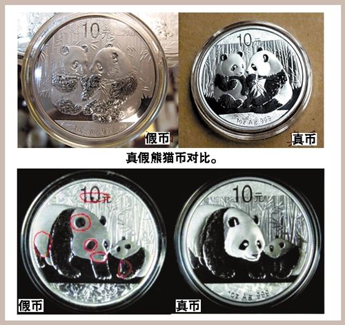 熊猫假银币