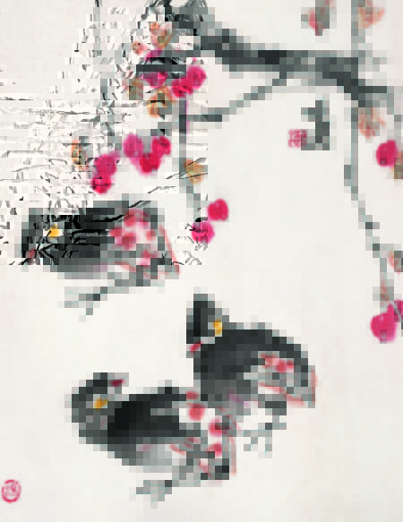汤文选 果熟时节  56cm×43.5cm  1995年