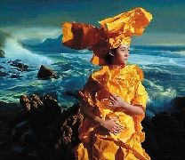 曾传兴 听海 130×150cm 2014年