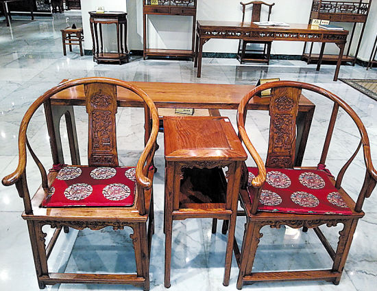 红木家具 鞠国坤 摄 