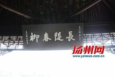 瘦西湖“长?春柳”亭。向家富摄