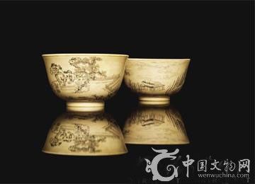 清御制题诗象牙碗 228.125万英镑 2010年伦敦佳士得秋拍
