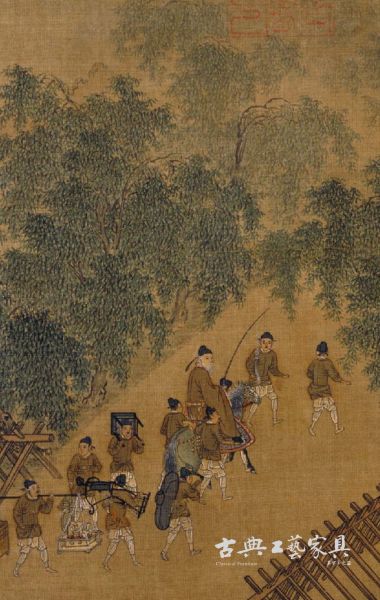 南宋佚名 《春游晚归图》中的太师椅