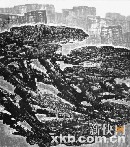 罗渊作品《虎踞龙盘》