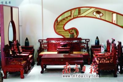 状元坊将在大涌红木家具展上展出数款价值超百万藏品。