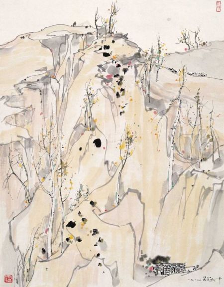吴冠中画作