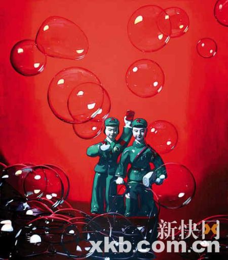 ■《红色浪漫-革命热情永不熄》布面油画（舒勇2010年）