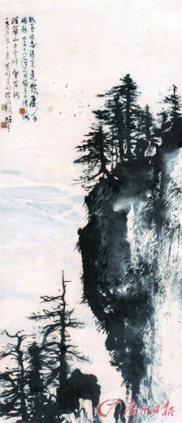 扬州八怪黄慎的作品《赏梅图》。