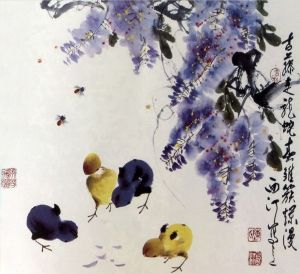 这是拍卖会的首幅拍品，它从两千元竞拍到了1万元。
