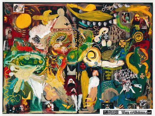德国画家Jonathan Meese 2008年作品。
