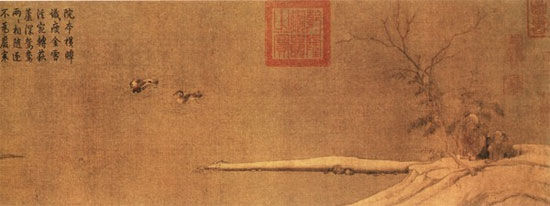 《芦汀密雪图》