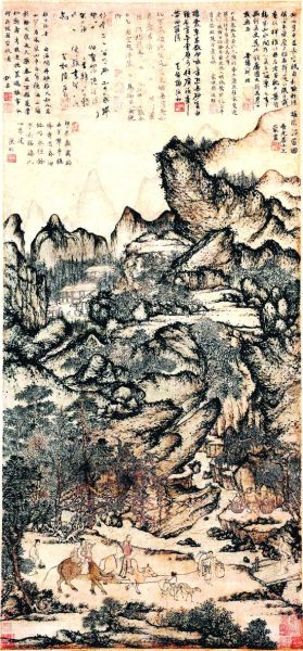 专家认为，这幅元代王蒙的《稚川移居图》比故宫同题藏品更为精妙。