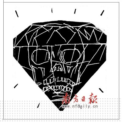 许多人恐惧死亡，许多人膜拜死亡，但懂得如何表现出死亡内涵的人却寥寥无几。把死亡这个令人恐惧的意象，用钻石打造包装起来，开发成大家一睹为快的艺术作品，不能不令人叹为观止。