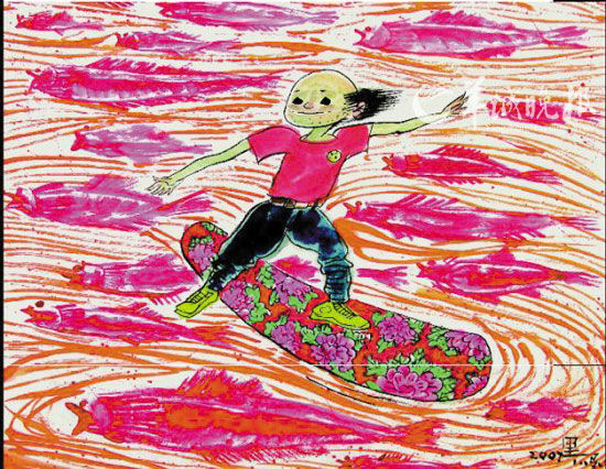 瓷板画作品