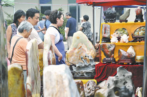 滨海新区玉石展