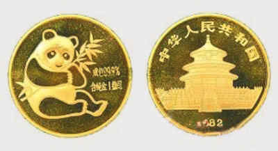 1982年发行的首套金猫