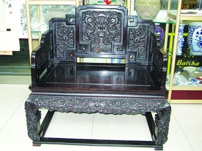 清代紫檀太师椅