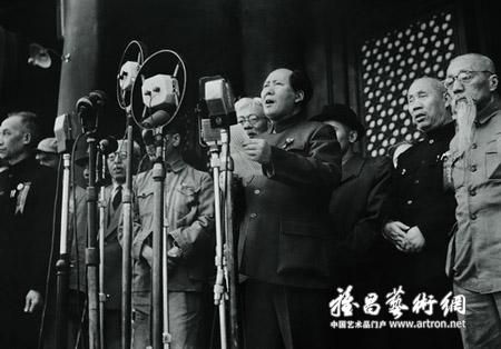 1949年10月1日在北京天安门举行的开国大典
