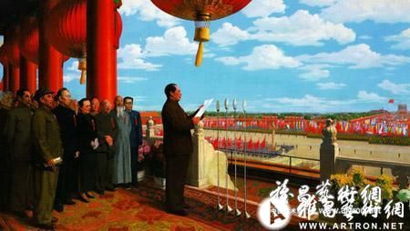 董希文《开国大典》 1953年油画