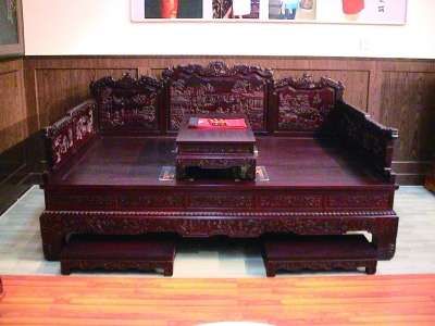宝鼎藏品：小叶紫檀罗汉床（清）