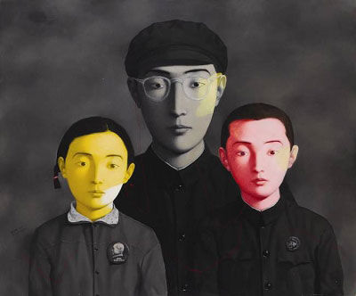 张晓刚《血缘：大家庭一号》