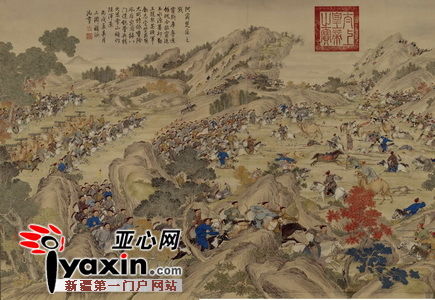 楚尔之战 新疆维吾尔自治区博物馆提供图片。