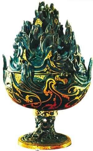汉代错金银博山炉